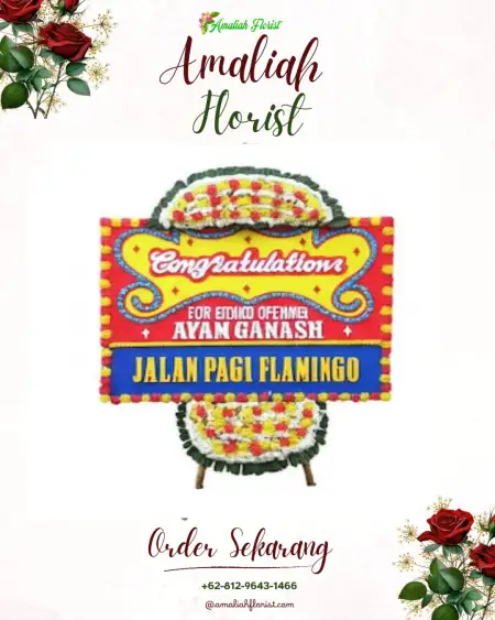 Sewa Papan Bunga Gentan