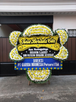 Papan Bunga Duka di Gentan