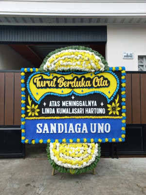 Papan Bunga Duka di Gentan